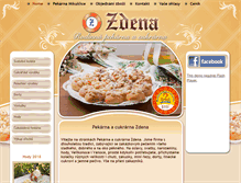 Tablet Screenshot of pekarnazdena.com